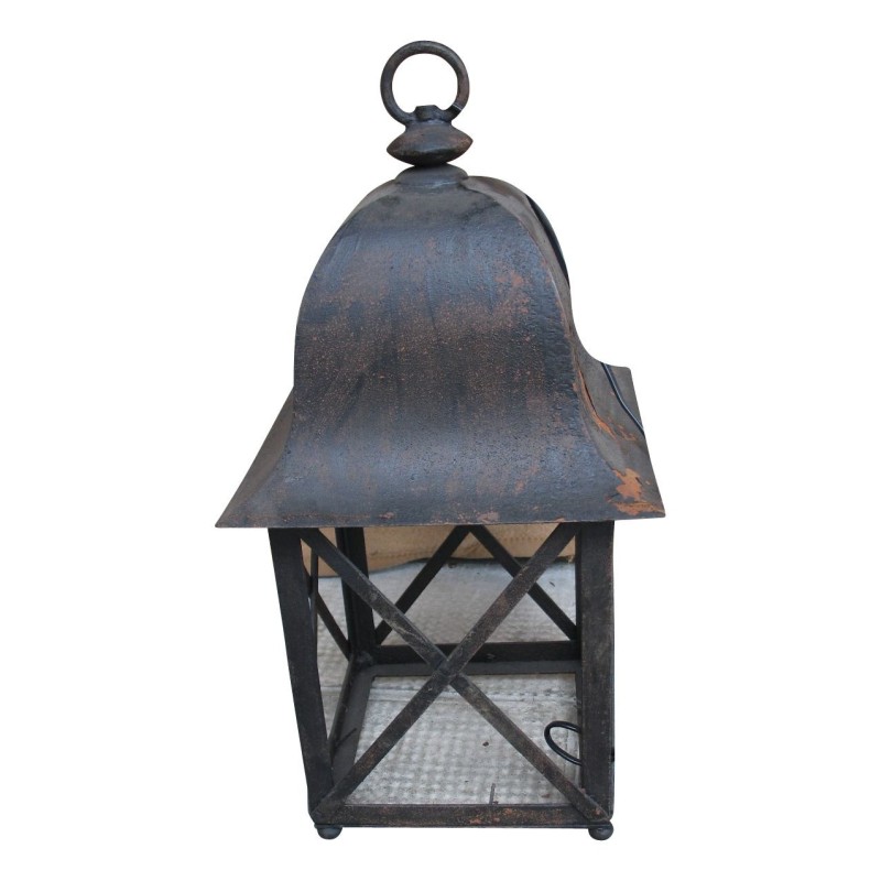 Lanterne petit modèle en fer forgé à 1 lumière. - Moinat - Lustres, Plafonniers Lanterne petit modèle en fer forgé à 1 lumière. - Moinat - Lustres, Plafonniers