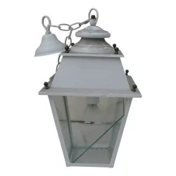 White square lantern.
