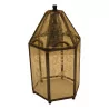 Hexagonal Lantern with patterns. - Moinat - Chandeliers, Ceiling lamps