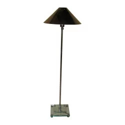floor lamp adjustable in chrome height.