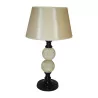 Lampe “Poros” avec abat-jour beige. - Moinat - Lampes de table