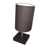 Lamp with Macassar ebony base and lampshade. - Moinat - Table lamps