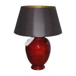 Lampe \"Danang\" PM, avec abat-jour noir.