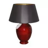 Lampe “Danang” PM, avec abat-jour noir. - Moinat - Lampes de table