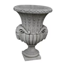 Natural stone urn, GENEVA model.