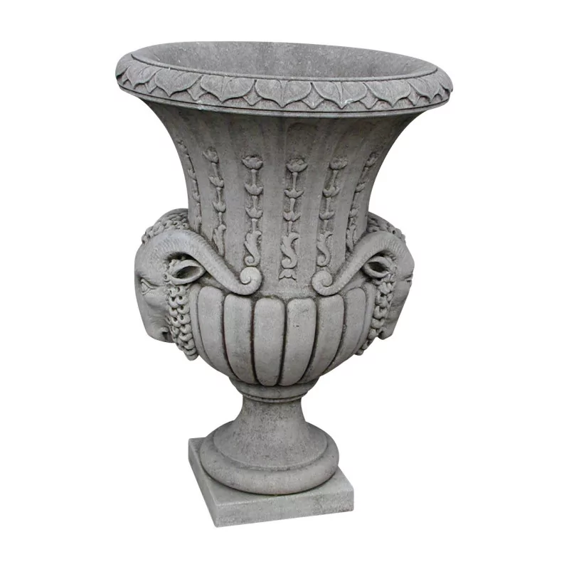 Urne en pierre naturelle, modèle GENÈVE. - Moinat - Urnes, Vases