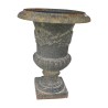 Vase MEDICIS Gusseisen schwarz lackiert. - Moinat - Urnen, Vasen