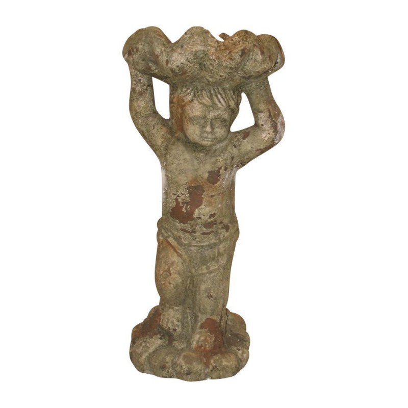 Sculpture “Child holding a basin” . - Moinat - Statues