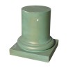 Colonne en stuc peinte en vert. - Moinat - Statues