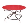 牛血色锻铁“Arditi”桌子。 - Moinat - Tables