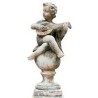 Reconstituted stone statue “Mandolin Player”. Base 29 x … - Moinat - Statues