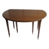 Dining room table with walnut stained flap, with 2 … - Moinat - Dining tables