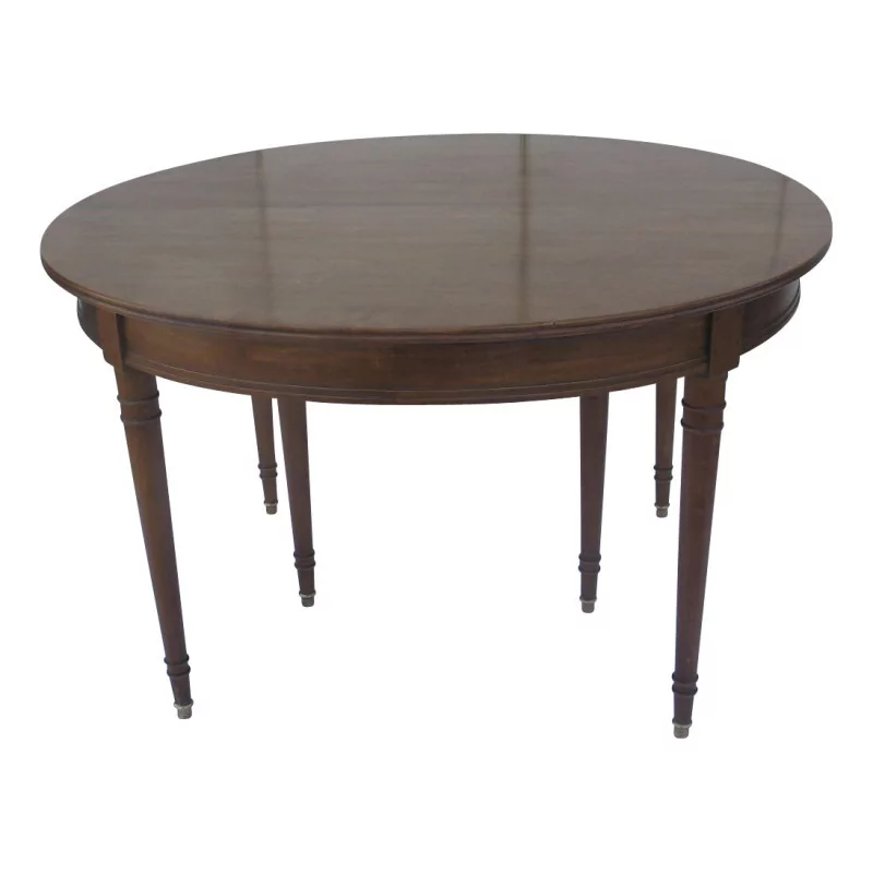 Directoire 风格的胡桃木色餐桌，配有…… - Moinat - 餐桌