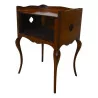 Louis XV bedside table in cherry wood with niche. - Moinat - End tables, Bouillotte tables, Bedside tables, Pedestal tables