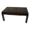Table Pagode couleur taupe avec décor de chrysanthème, en … - Moinat - Tables de salon
