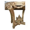 Большой стол на пьедестале в стиле Людовика XVI из резного и позолоченного дерева, … - Moinat - Диванные столики, Ночные столики, Круглые столики на ножке