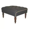 Napoleon III padded footstool, with turned feet, … - Moinat - Stools, Benches, Pouffes