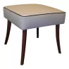 Stool in mahogany tone beech, covered with colored leather … - Moinat - Stools, Benches, Pouffes