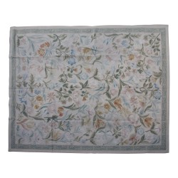 Tapis Aubusson dessin 95 - l. Coloris : bleu, beige, vert,