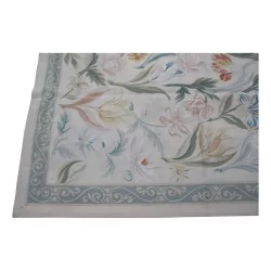 Aubusson carpet design 95 - l. Colors: blue, beige, green, …