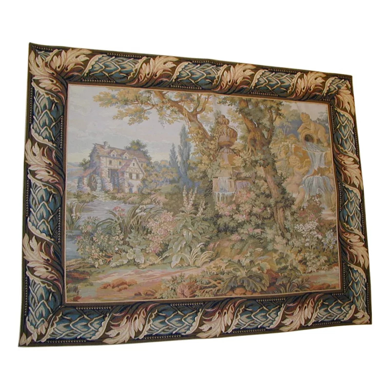 Tapisserie "Paysage" , François Boucher. - Moinat - Tapis