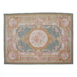 Aubusson design rug 0185 - G Colours: pink, green, yellow, …