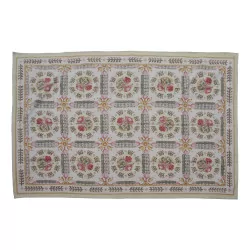 Aubusson rug design 0278 - I Colours: beige, pink, green, …