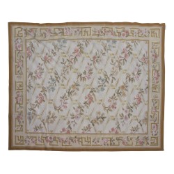 Aubusson 地毯设计 0112 - I. 颜色：蓝色、米色、棕色……