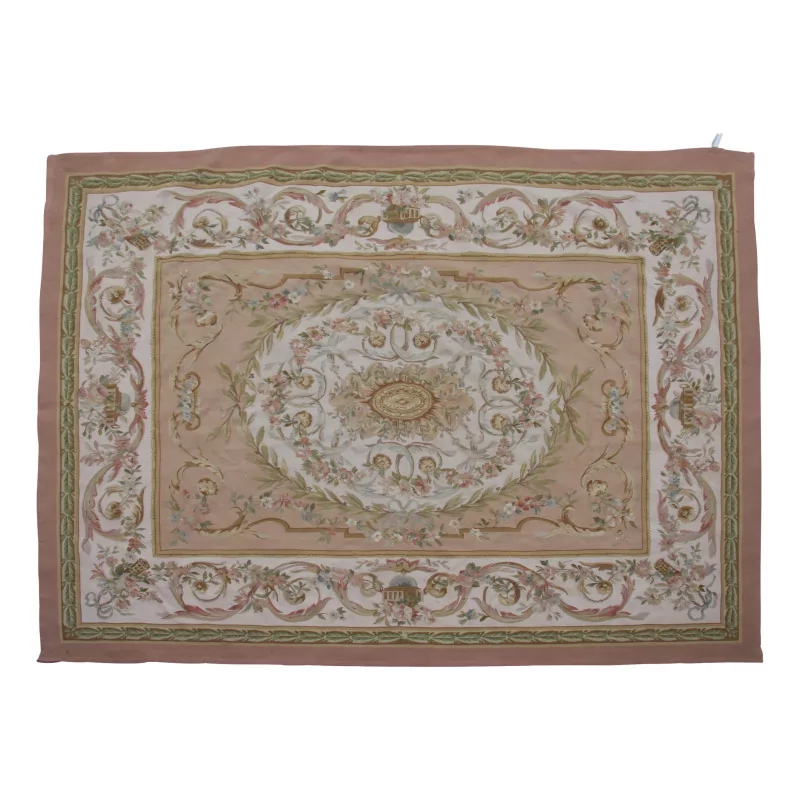 Aubusson rug design 0137 - B. Colours: beige, green, brown, … - Moinat - Rugs