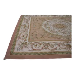 Tapis Aubusson dessin 0137 - B. Coloris : beige, vert, brun, …