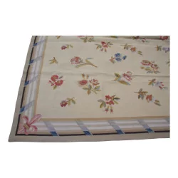 Aubusson rug design 0030 - A. Colours: beige, blue, red, …