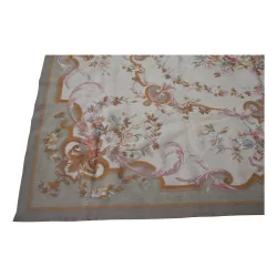 Tapis Aubusson dessin 0206 - G. Coloris : vert, bleu, beige,