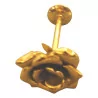 Pair of “Rose” hooks in gilded brass. - Moinat - Decorating accessories