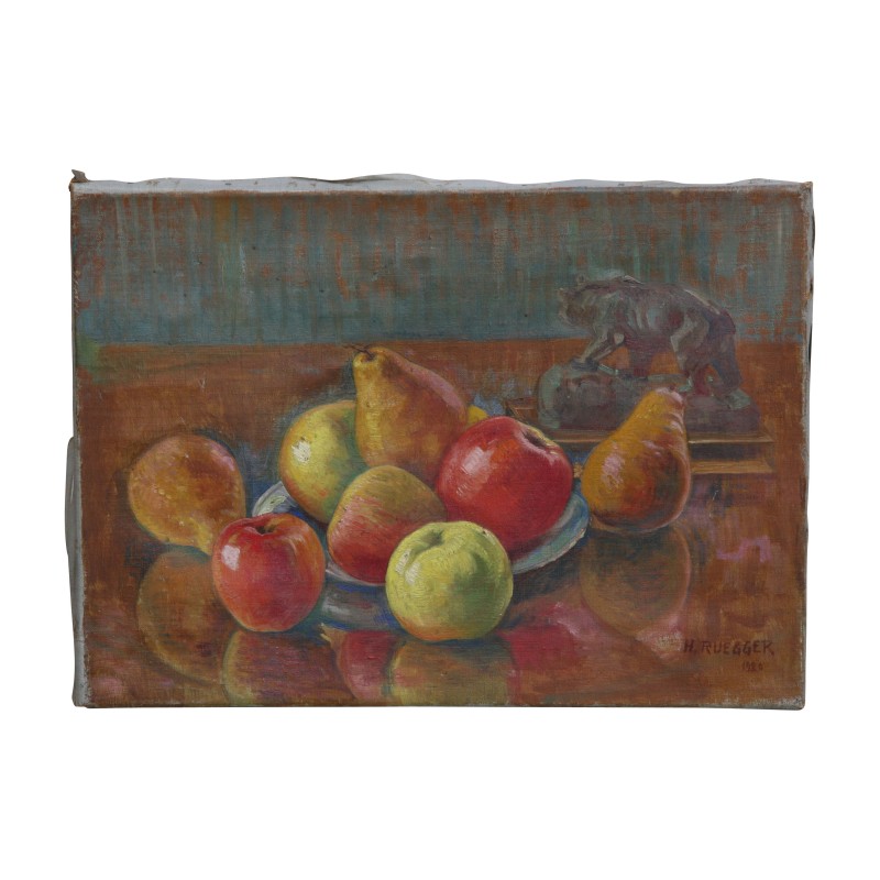 Tableau huile sur toile Nature Morte - Fruits de Henri RUEGGER - Moinat - Tableaux - Nature morte Tableau huile sur toile Nature Morte - Fruits de Henri RUEGGER - Moinat - Tableaux - Nature morte