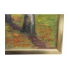 Painting, oil on canvas “Alley in autumn”, by Henri RUEGGER … - Moinat - Painting - Landscape