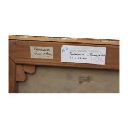 Gemälde, Öl auf Leinwand „Puiserande - Queue d'Arve“, von …