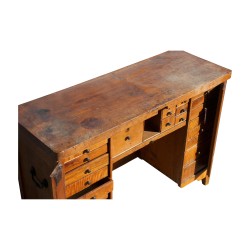 Établi d'horloger Directoire en noyer et restauré. 19ème …