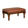 Louis XVI footstool in stained antique patinated cherry wood … - Moinat - Stools, Benches, Pouffes