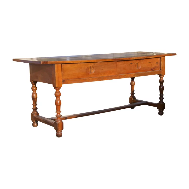 Table de salle à manger Louis XIII, rectangulaire avec 1 grand … - Moinat - Tables de salle à manger