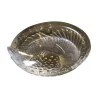 Molded cut glass plate with fish decor, in the style of … - Moinat - Decorating accessories