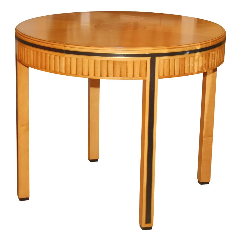 round dining table with 1 extension, square feet and - Moinat - Dining tables
