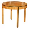 张圆形餐桌，带 1 个延伸部分，平方英尺 - Moinat - 餐桌