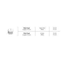 Set mit 4 Roll Cad Beinen aus der Treca Interiors Kollektion …
