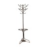 Garderobe im Art-déco-Stil aus schwarz lackiertem Metall und … - Moinat - Mantelhälter, Garderoben, Regenschirmhälter
