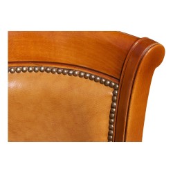 Directoire 彩色山毛榉木旋转办公扶手椅……