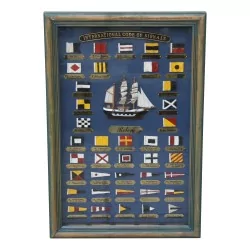 Tabelle „Marinesignale“ mit vertikalem Rahmen.