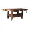 Cabinetmaker's workbench in oak and walnut hardwoods. Period: 19th … - Moinat - Workman furniture
