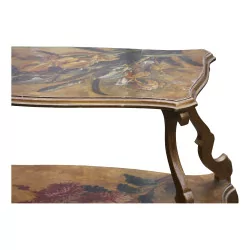 Art - Nouveau table (Liberty), in imitation painted wood …