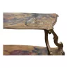 Jugendstil-Tisch (Liberty), in lackiertem Holzimitat … - Moinat - Sockeltische, Gueridons
