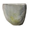 Rustic stone wall basin, half moon. 19th century - Moinat - Fountains